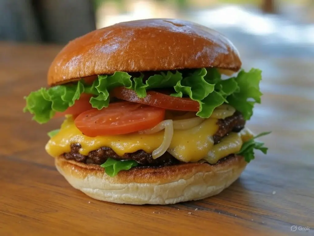 Chessy Chicken Burger