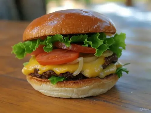 Chessy Chicken Burger
