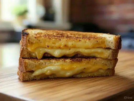 Veg. Cheesy Grilled Sandwich